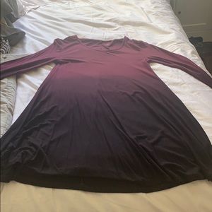 Purple dress